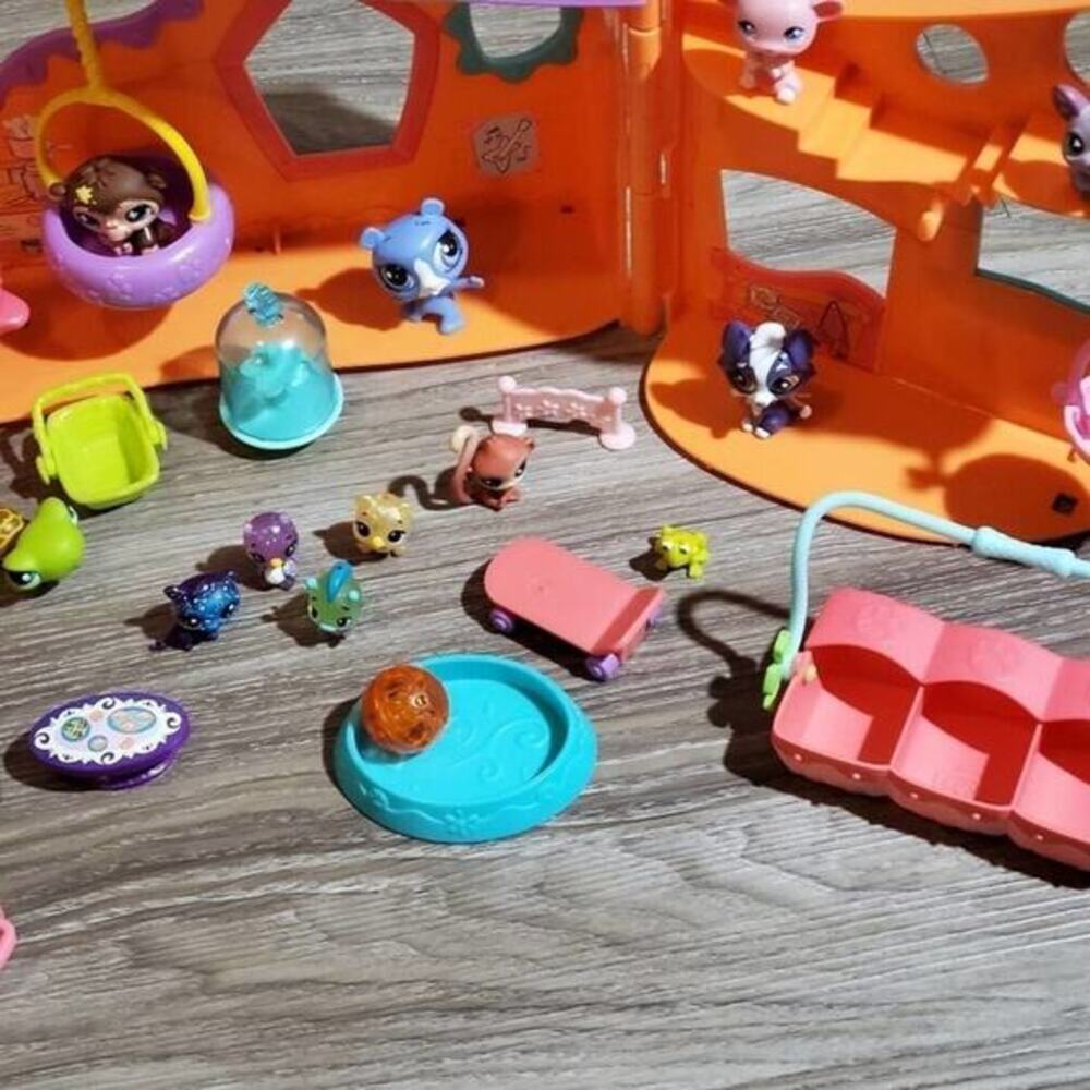 Littlest pet shop lot panda hamster monkey 2007 vintage pet clubhouse - Picture 4 of 13
